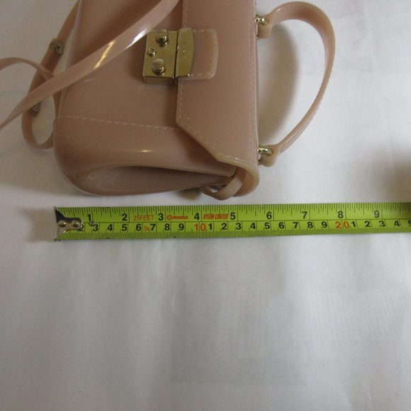 Furla Women's Nude Elegant Beige Candy Bon Bon Mini Bag Made in Italy - Picture 6 of 12